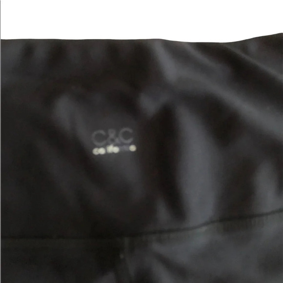 C&C California Black Leggings with Colorful Panels - Picture 4 of 8